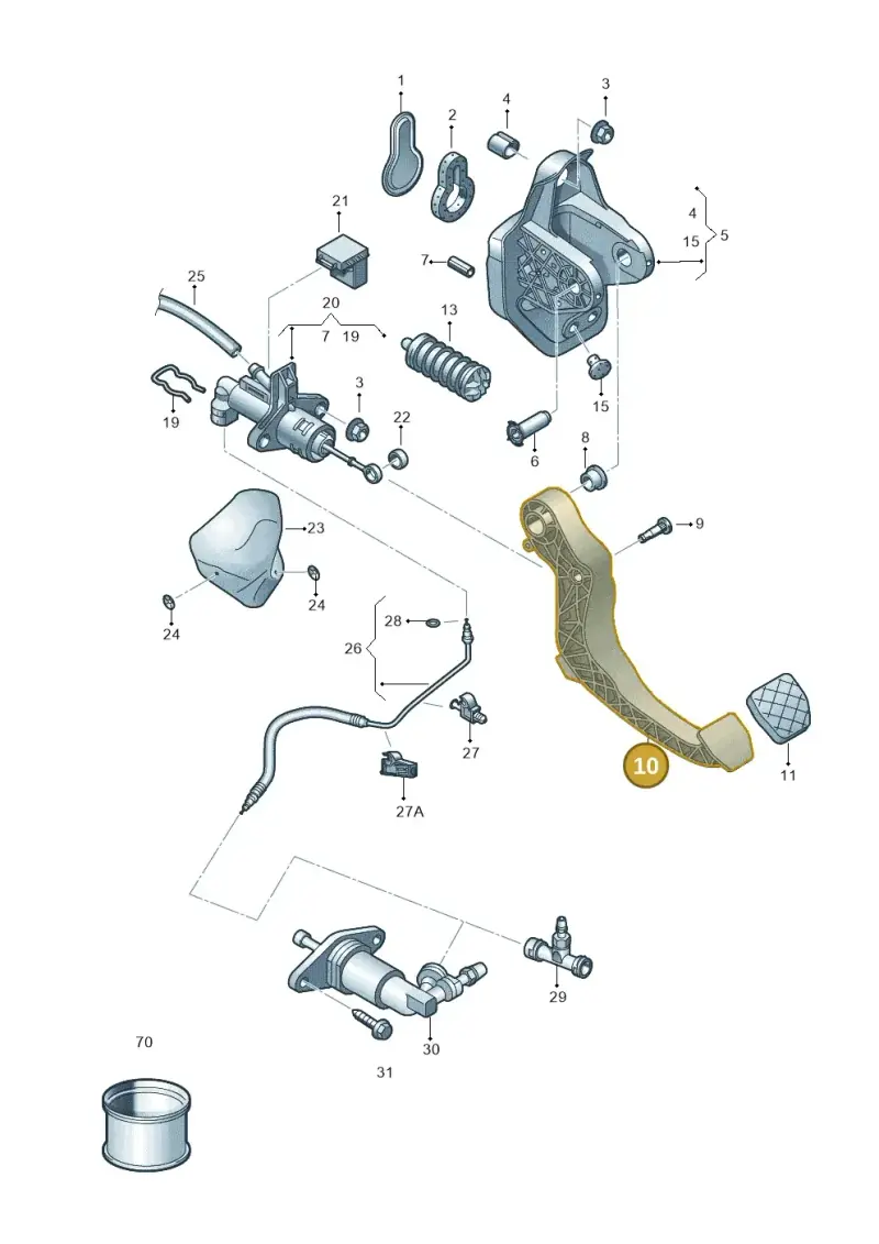 6C1721321A — SEAT Arona FR (2017-) diagram 835721250, position 10