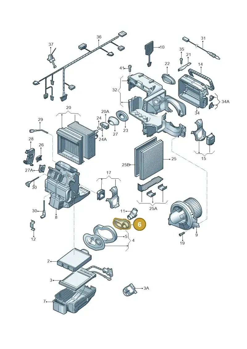 6C1820609 — SEAT Toledo Reference (2015-2019) diagram 253820200, position 6