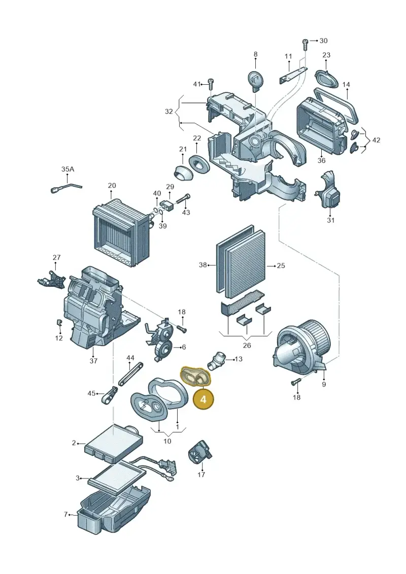 6C1820609 — SEAT Toledo Reference (2015-2019) diagram 672820110, position 4