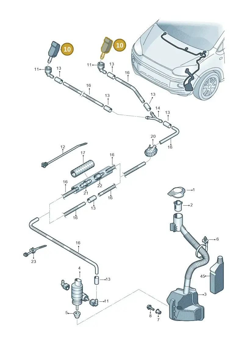 6E0955985B — SEAT Mii reference (2011-2019) diagram 735955100, position 10