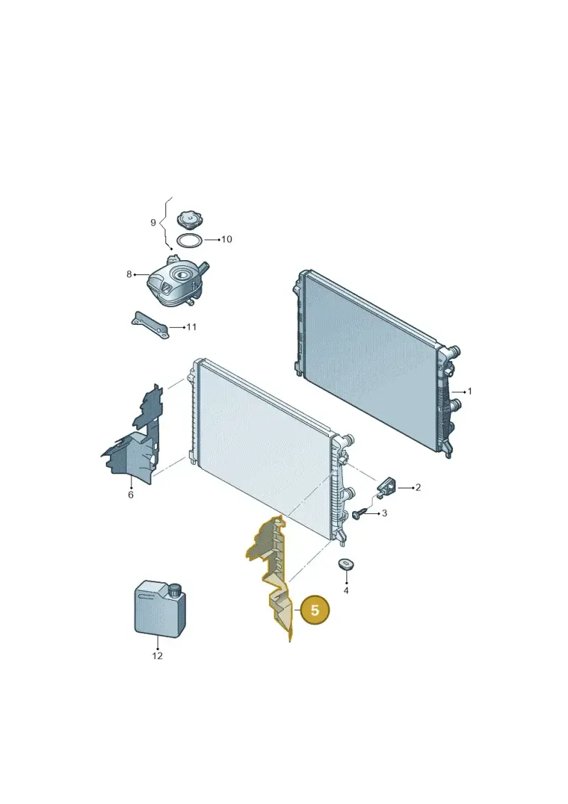 6F0121283E — SEAT Ibiza (2017-) diagram 835121820, position 5