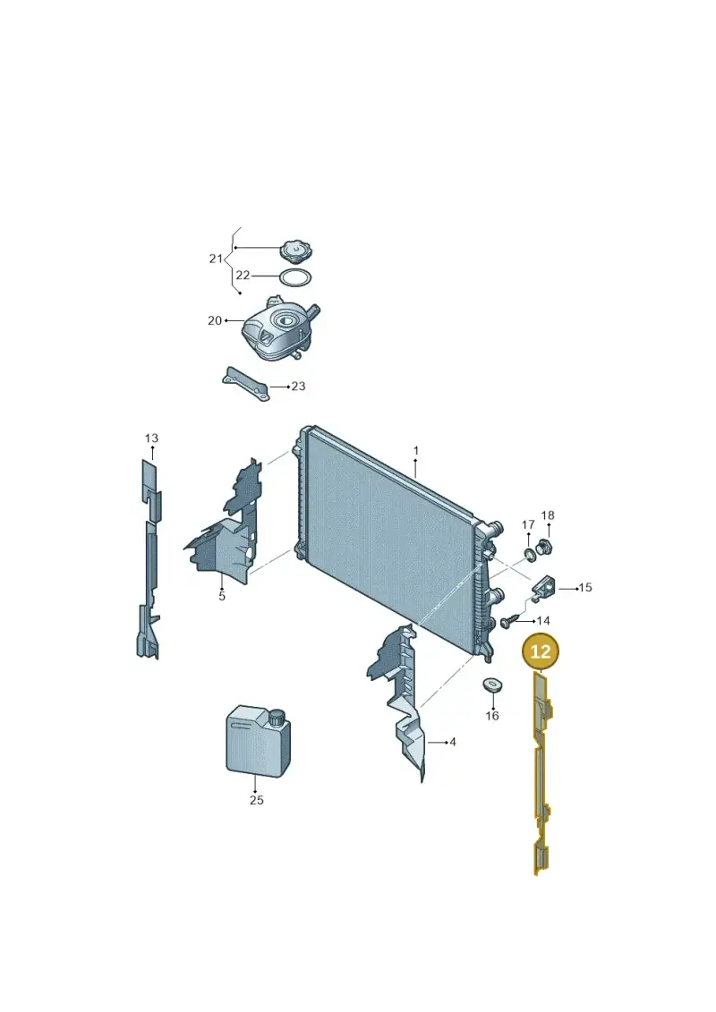 6F0121331A — SEAT Ibiza (2017-) diagram 837121030, position 12