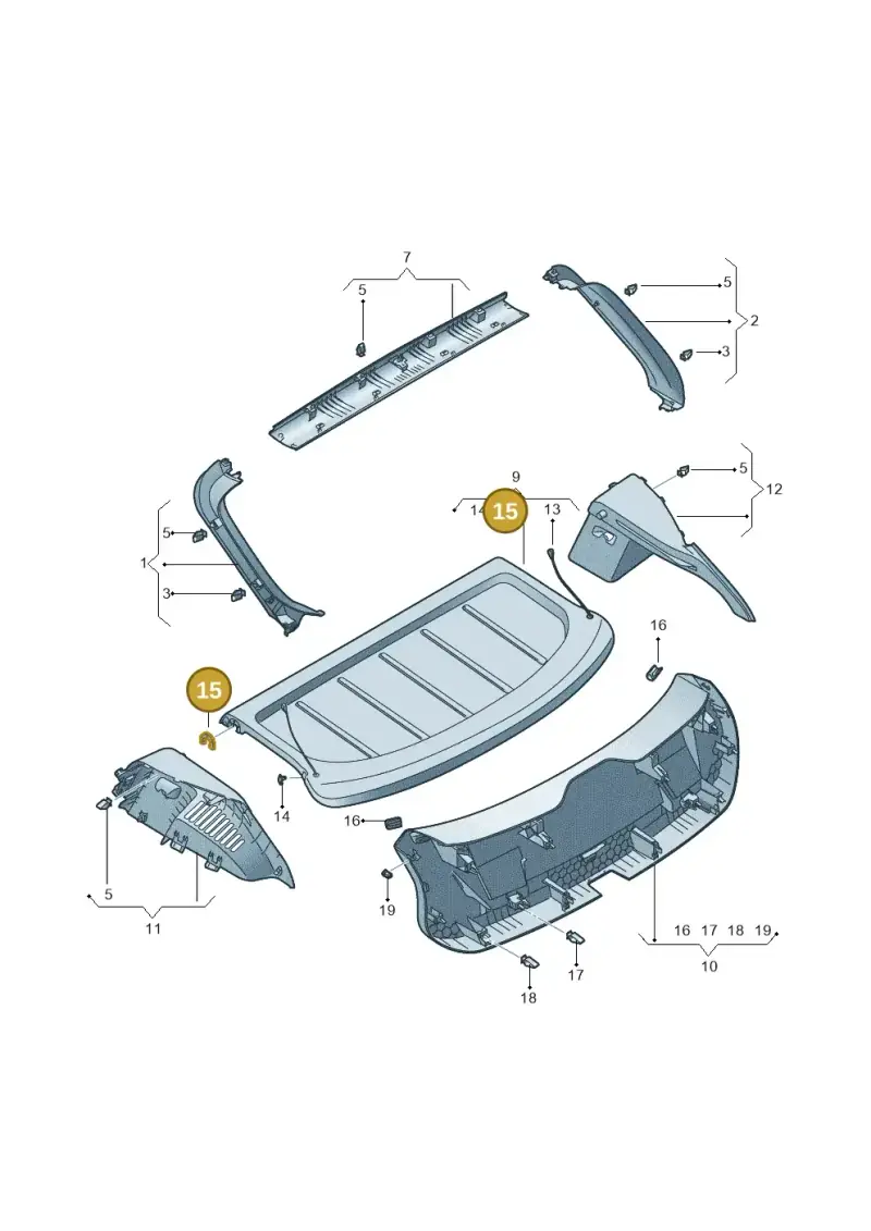 6J0867575B — SEAT Formentor TSI CUPRA (2020-) diagram 5fn867900, position 15
