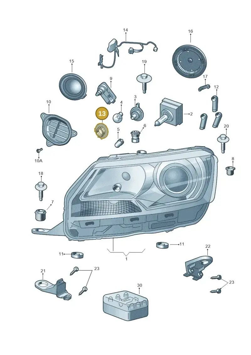 6J0941156 — Skoda Rapid (2012-2022) diagram 740941200, position 13