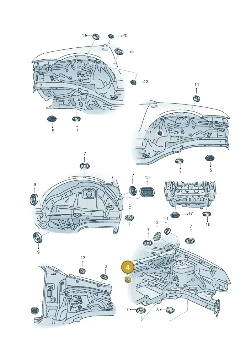 6N0419044 — SEAT Ibiza Stylance (2015-) diagram 639803360, position 4
