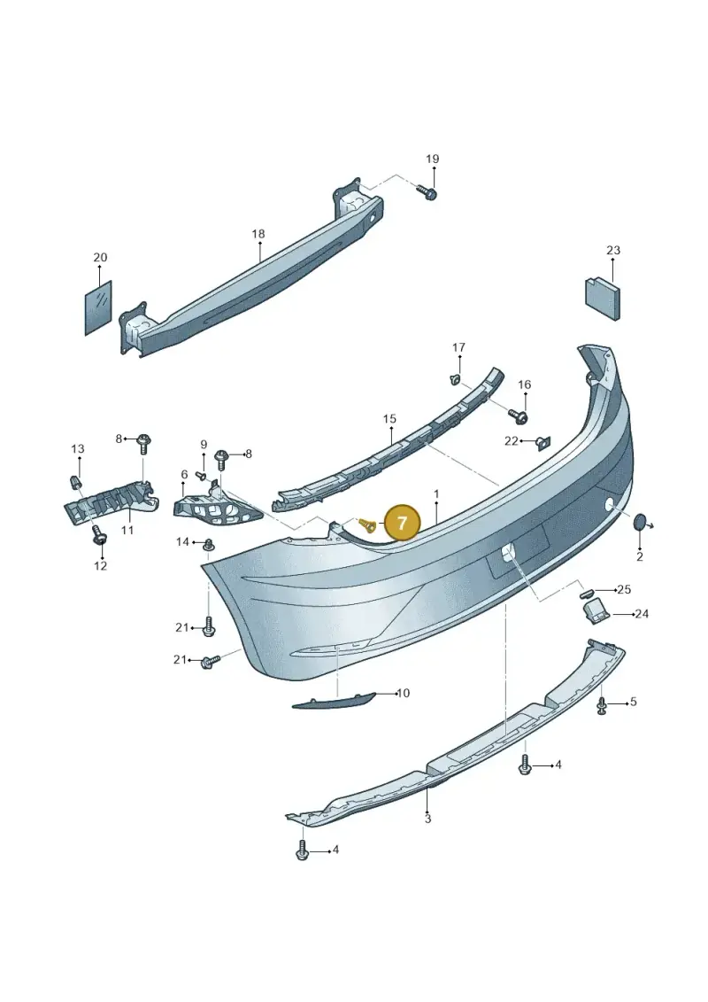6N0807199 — SEAT Leon ST Stylance (2016-2020) diagram 830807500, position 7