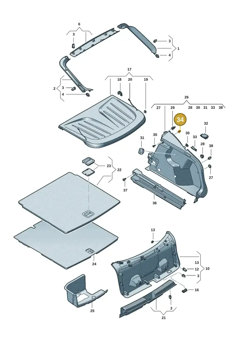 6N0809966A — SEAT Tavascan Cupra (2023-) diagram 20h867080, position 34