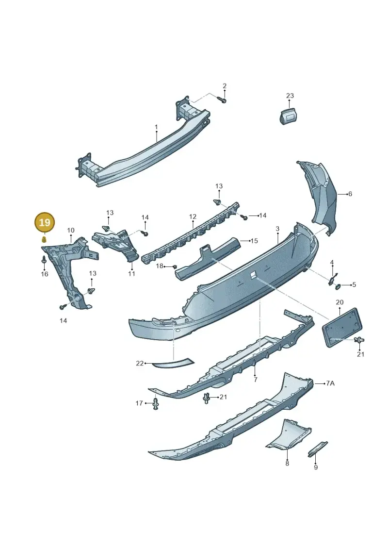 6N0809966A — SEAT Formentor TSI CUPRA (2020-) diagram 5ff807050, position 19