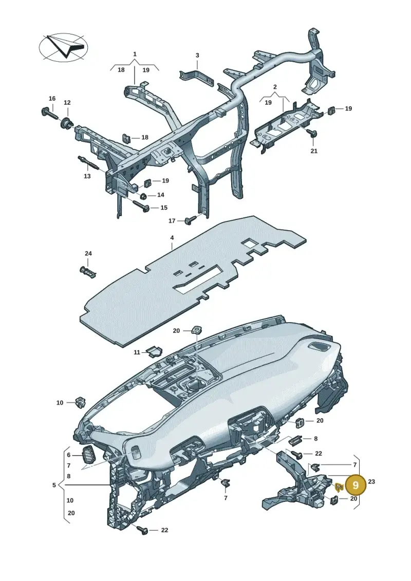 6N0867190A — SEAT Tavascan Cupra (2023-) diagram 20h857000, position 9