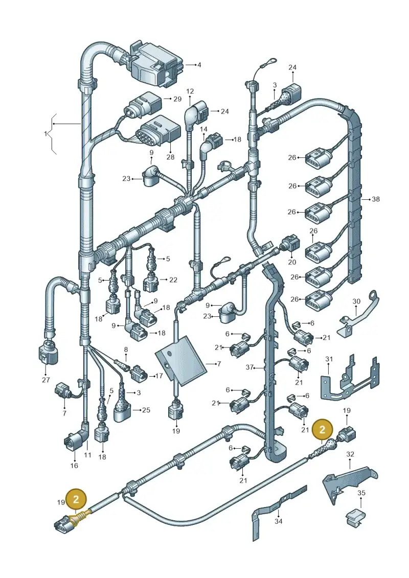 6N0906102A — SEAT Alhambra (2006-2010) diagram 245971080, position 2
