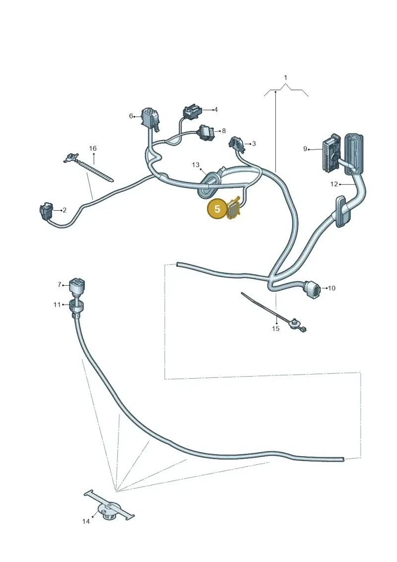 6N0972704 — SEAT Mii electric (2020-2021) diagram 772972330, position 5