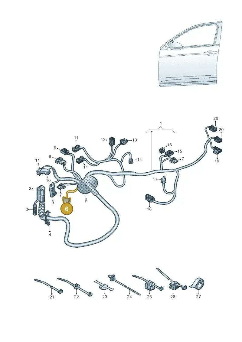 6N0972704 — SEAT Tavascan Cupra (2023-) diagram 20h972033, position 6