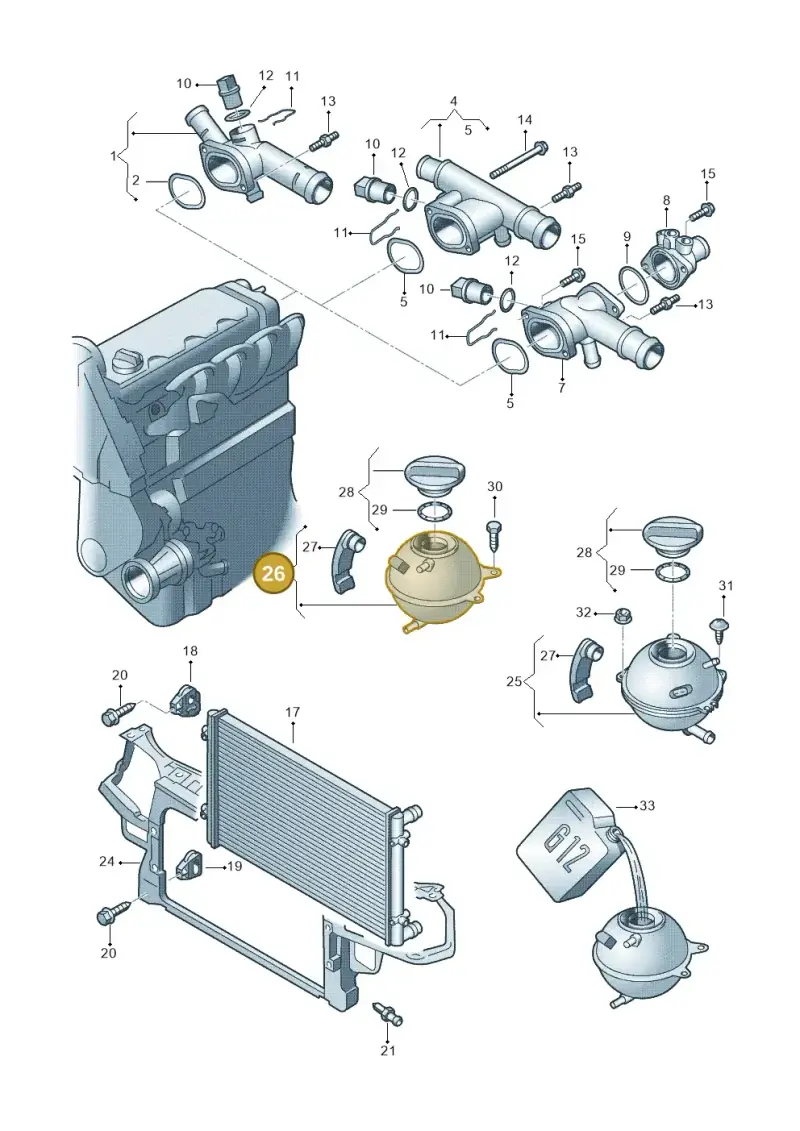 6Q0121407D — SEAT CORDOBA                06> (2005-) diagram 194121750, position 26