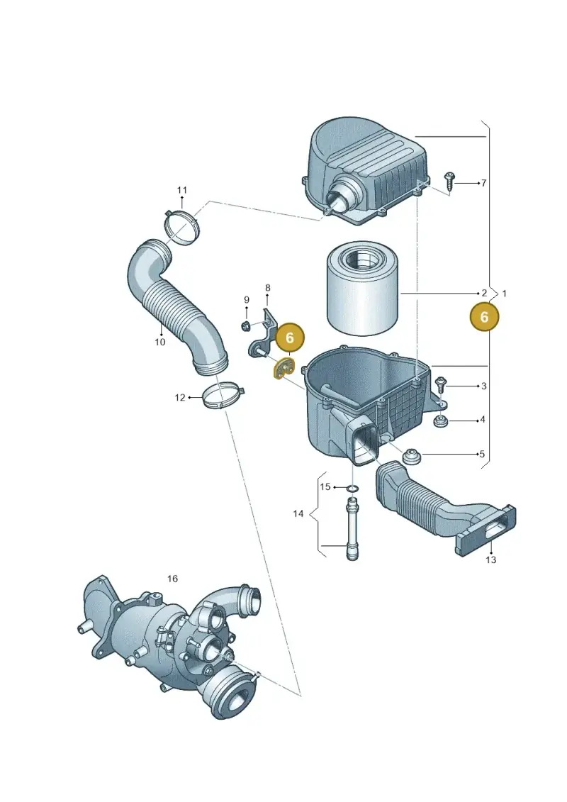 6Q0129689 — SEAT Ibiza Reference (2008-2011) diagram 672129150, position 6