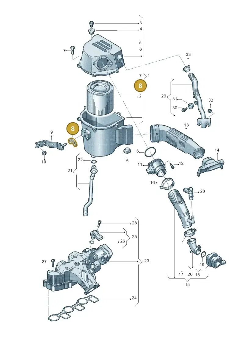6Q0129689 — SEAT Ibiza Reference (2012-2012) diagram 672129300, position 8