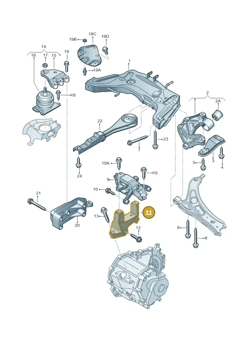 6Q0199111P — SEAT IBIZA                  06> (2005-) diagram 253199200, position 11