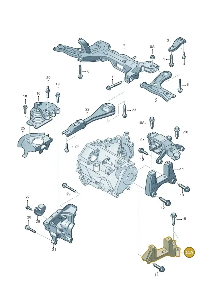 6Q0199111T — SEAT Ibiza Reference (2012-2012) diagram 747199260, position 11A
