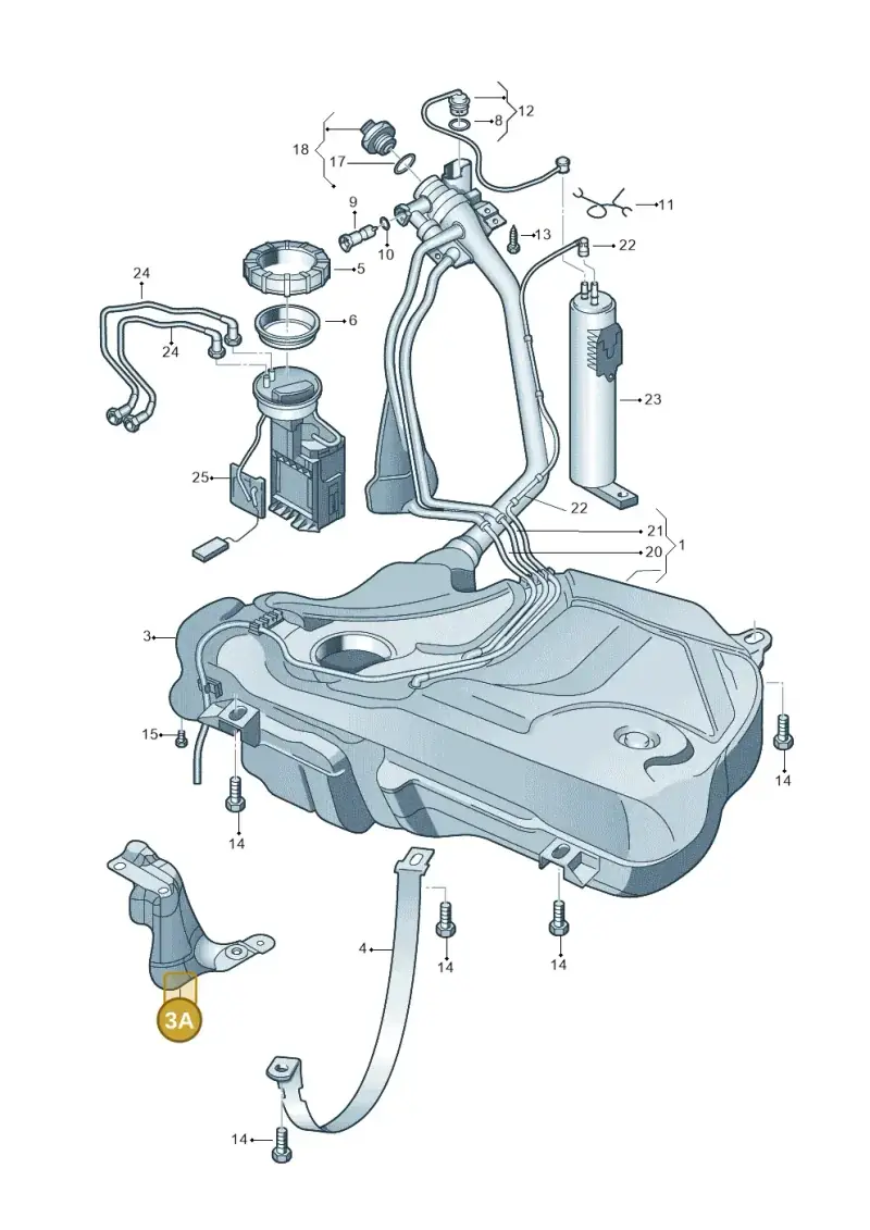 6Q0201308G — SEAT IBIZA                  06> (2005-) diagram 253201050, position 3A