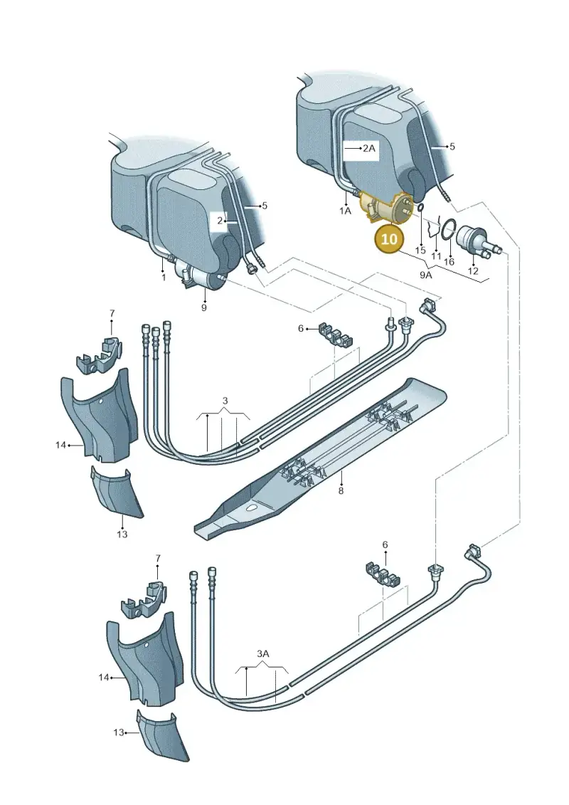6Q0201511 — SEAT IBIZA                  06> (2005-) diagram 253201400, position 10