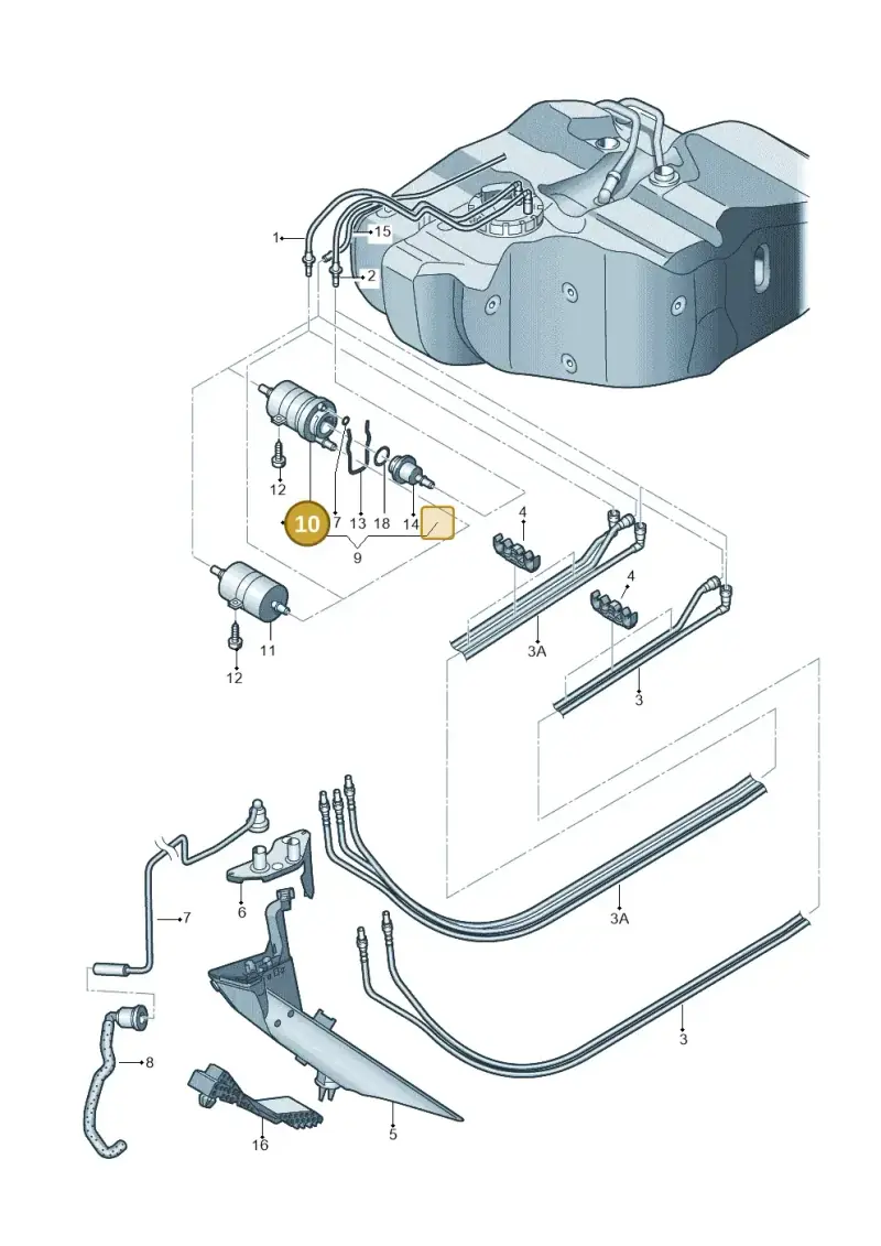 6Q0201511 — SEAT Altea XL Reference (2010-2013) diagram 420201400, position 10