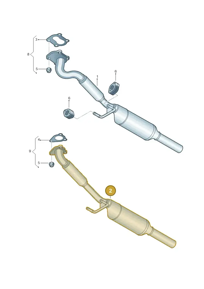 6Q0254800HX — SEAT IBIZA                  06> (2005-) diagram 461097100, position 2