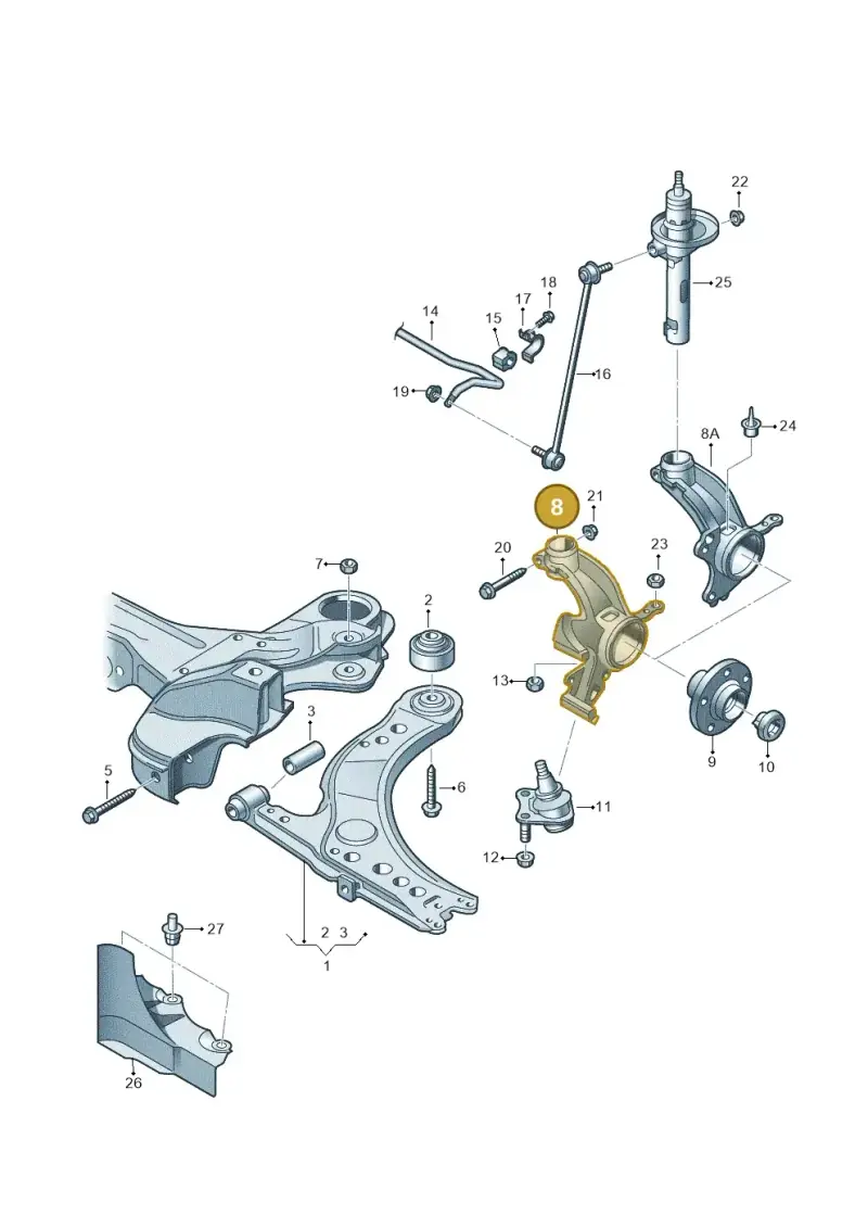 6Q0407255AC — SEAT Ibiza Stylance (2015-) diagram 657407000, position 8
