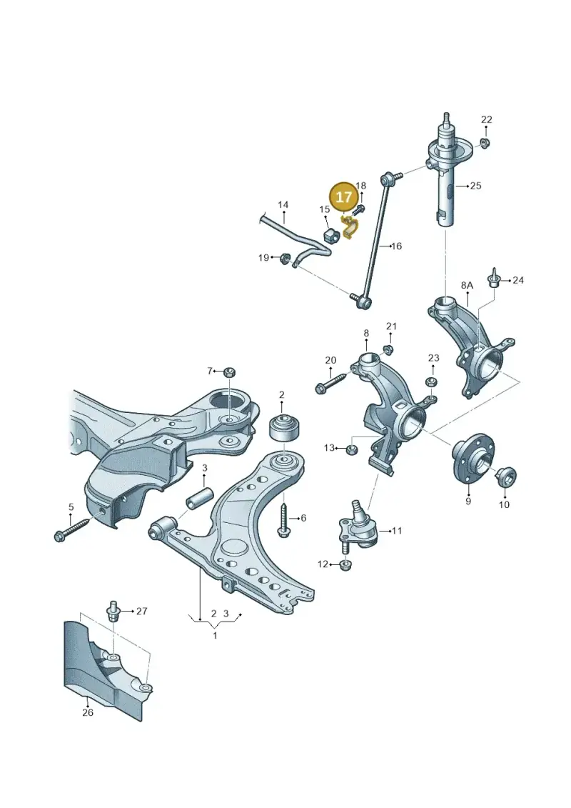 6Q0411333B — SEAT Ibiza Stylance (2015-) diagram 657407000, position 17