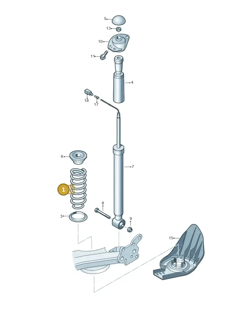 6Q0511115BA — SEAT Ibiza Stylance (2015-) diagram 773511100, position 1
