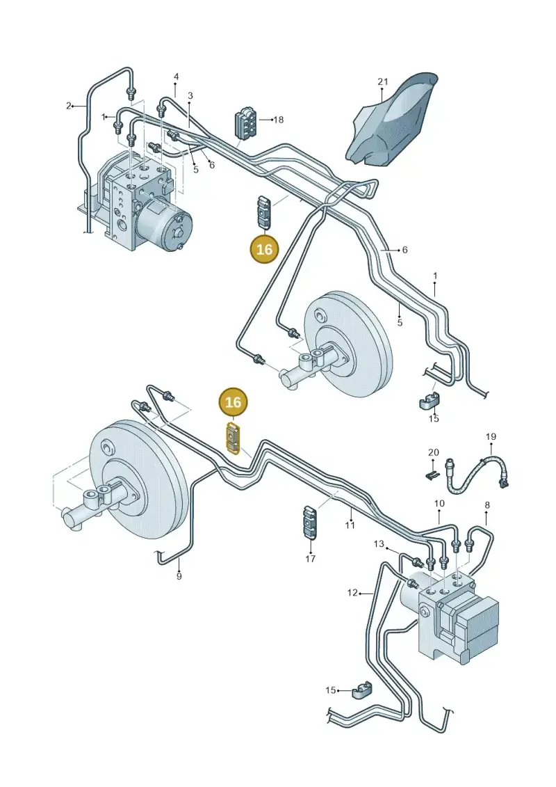 6Q0611797C — SEAT IBIZA                  06> (2005-) diagram 253614400, position 16