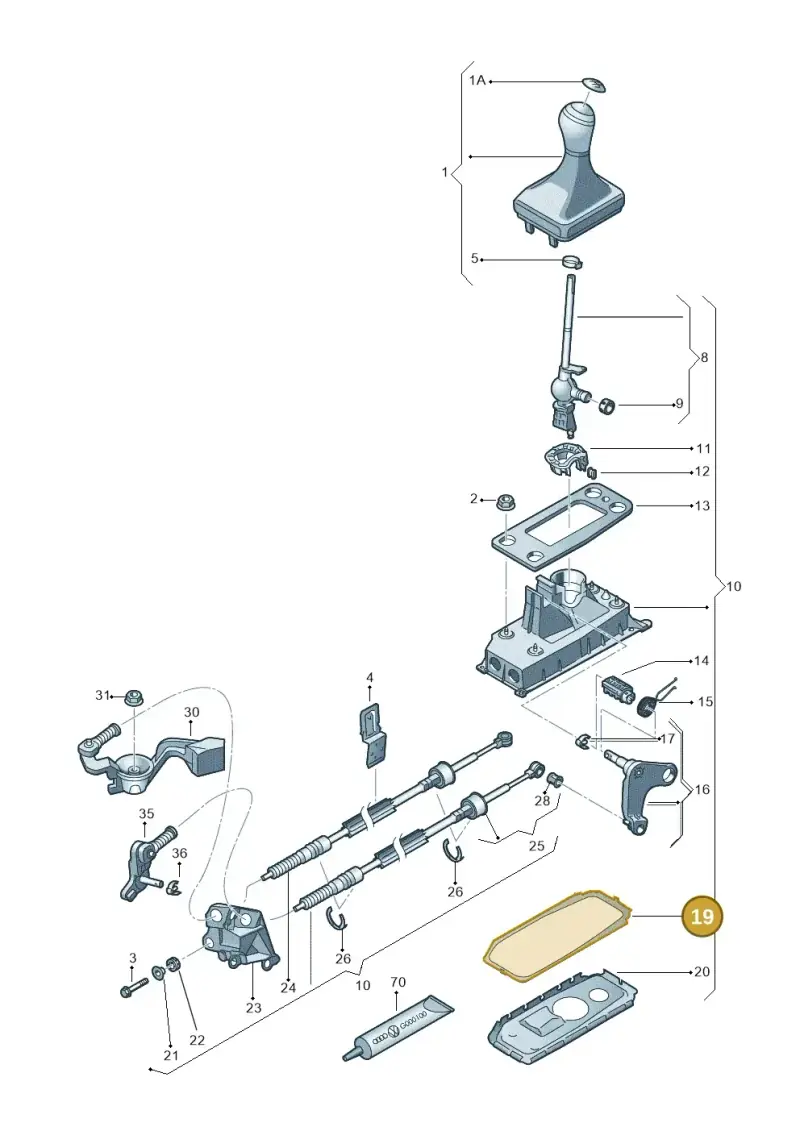 6Q0711090 — SEAT Mii reference (2011-2019) diagram 723711300, position 19