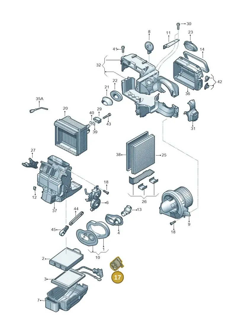 6Q0819549 — SEAT Toledo Reference (2012-2015) diagram 672820110, position 17
