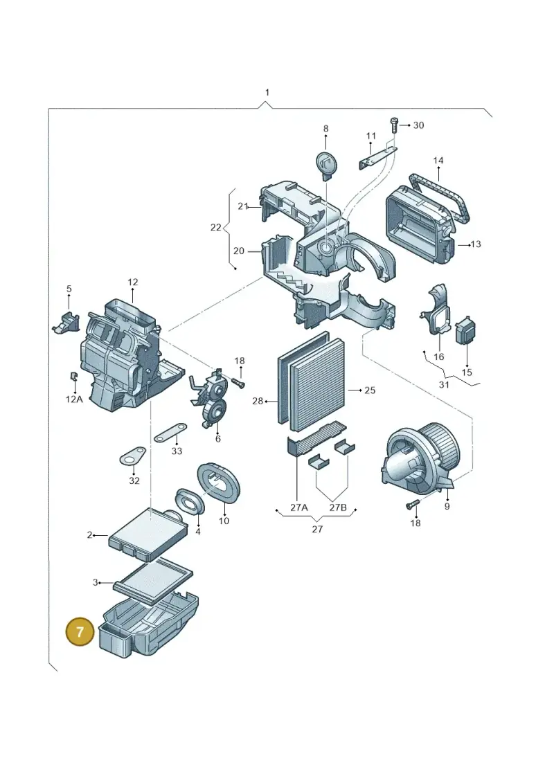 6Q0819875C — SEAT Ibiza Reference (2008-2011) diagram 225819250, position 7
