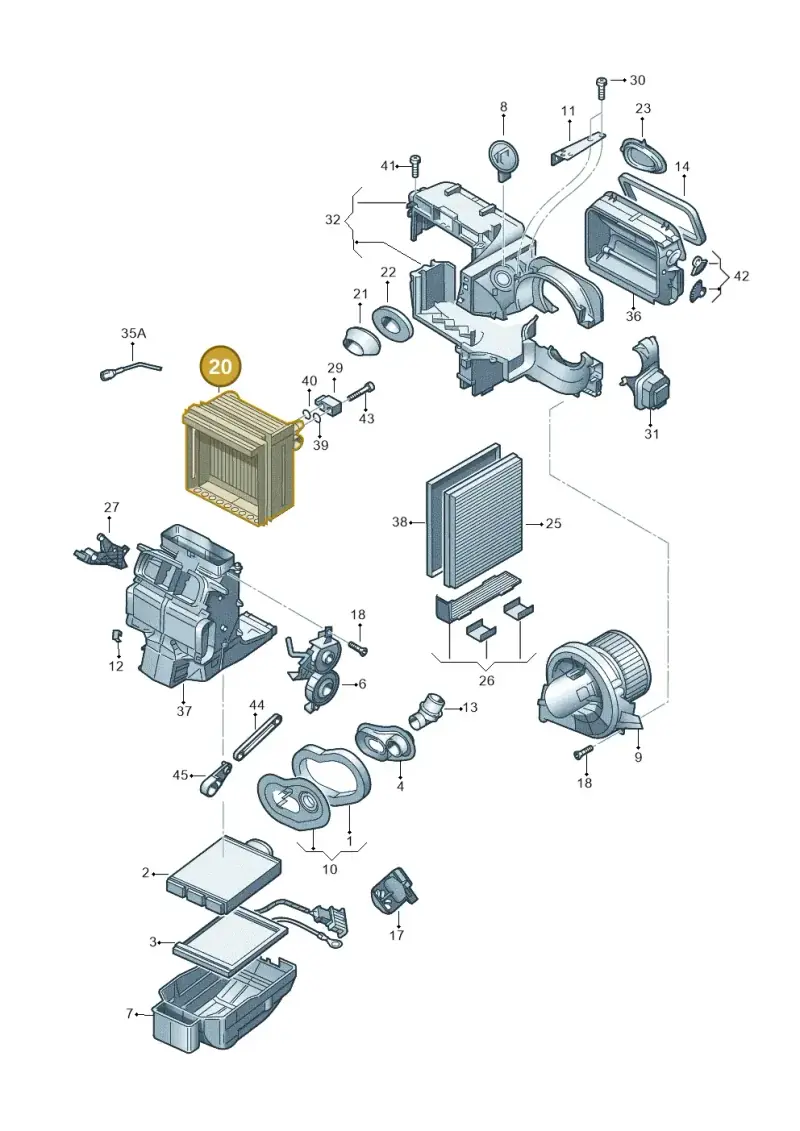 6Q0820103F — SEAT Toledo Reference (2012-2015) diagram 672820110, position 20