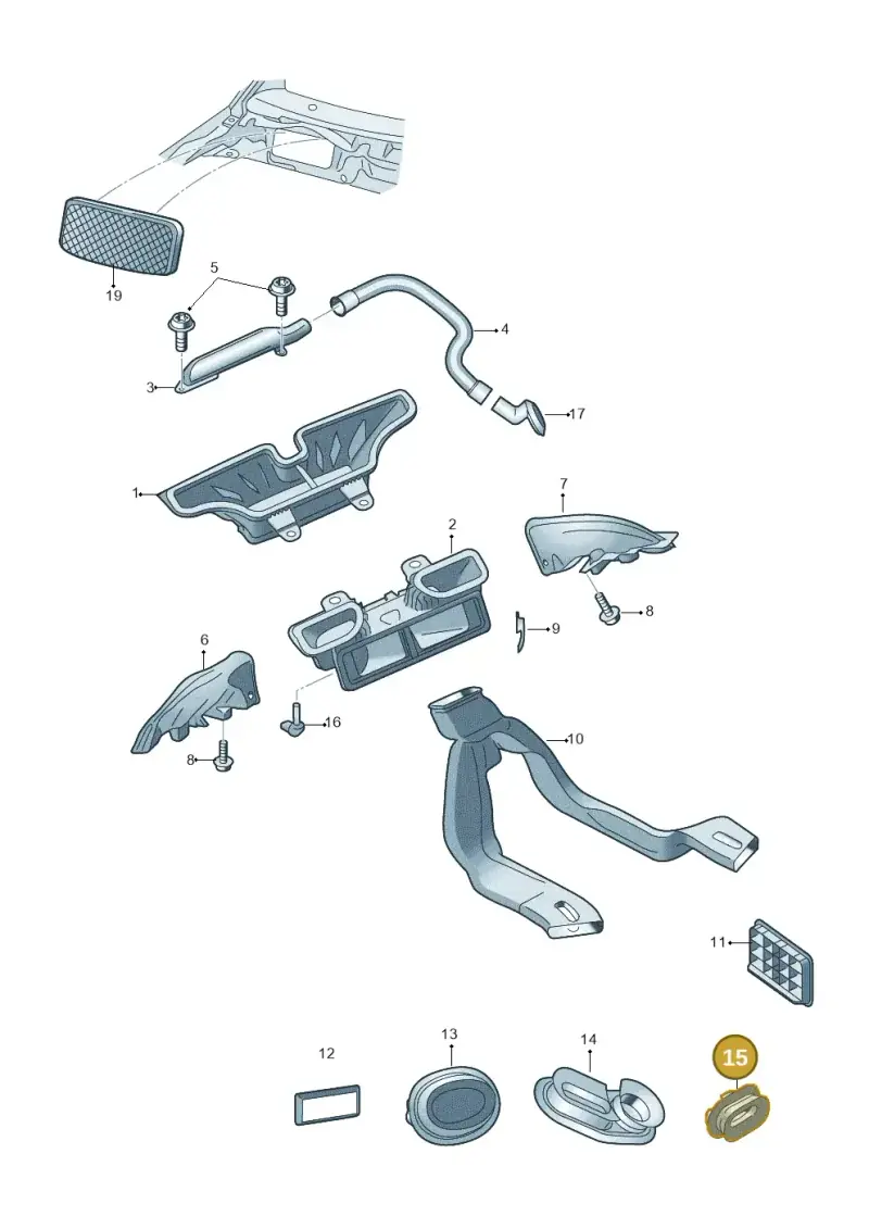 6Q0820751A — SEAT Toledo Reference (2015-2019) diagram 740819300, position 15