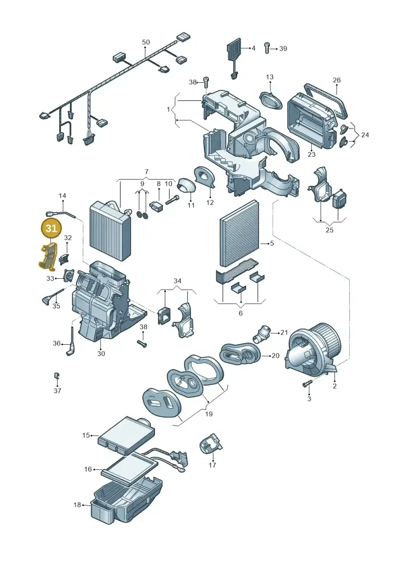 6Q0820892B — SEAT Ibiza Stylance (2015-) diagram 773820200, position 31