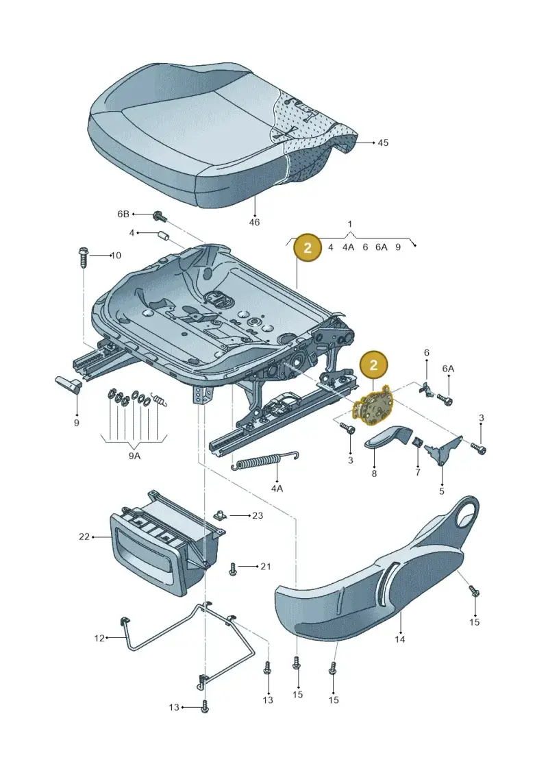 6Q0881053B — SEAT Ibiza Stylance (2015-) diagram 639881000, position 2