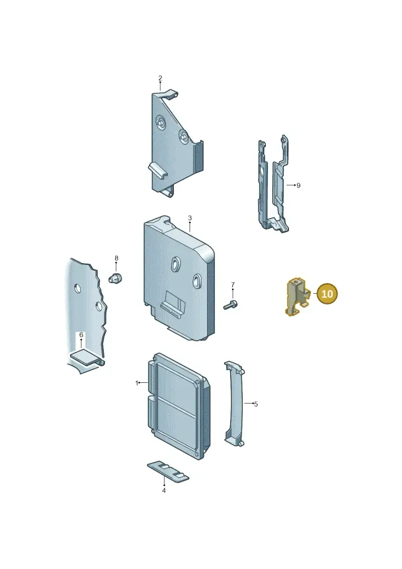 6Q0907500C — SEAT Toledo Reference (2015-2019) diagram 461906200, position 10