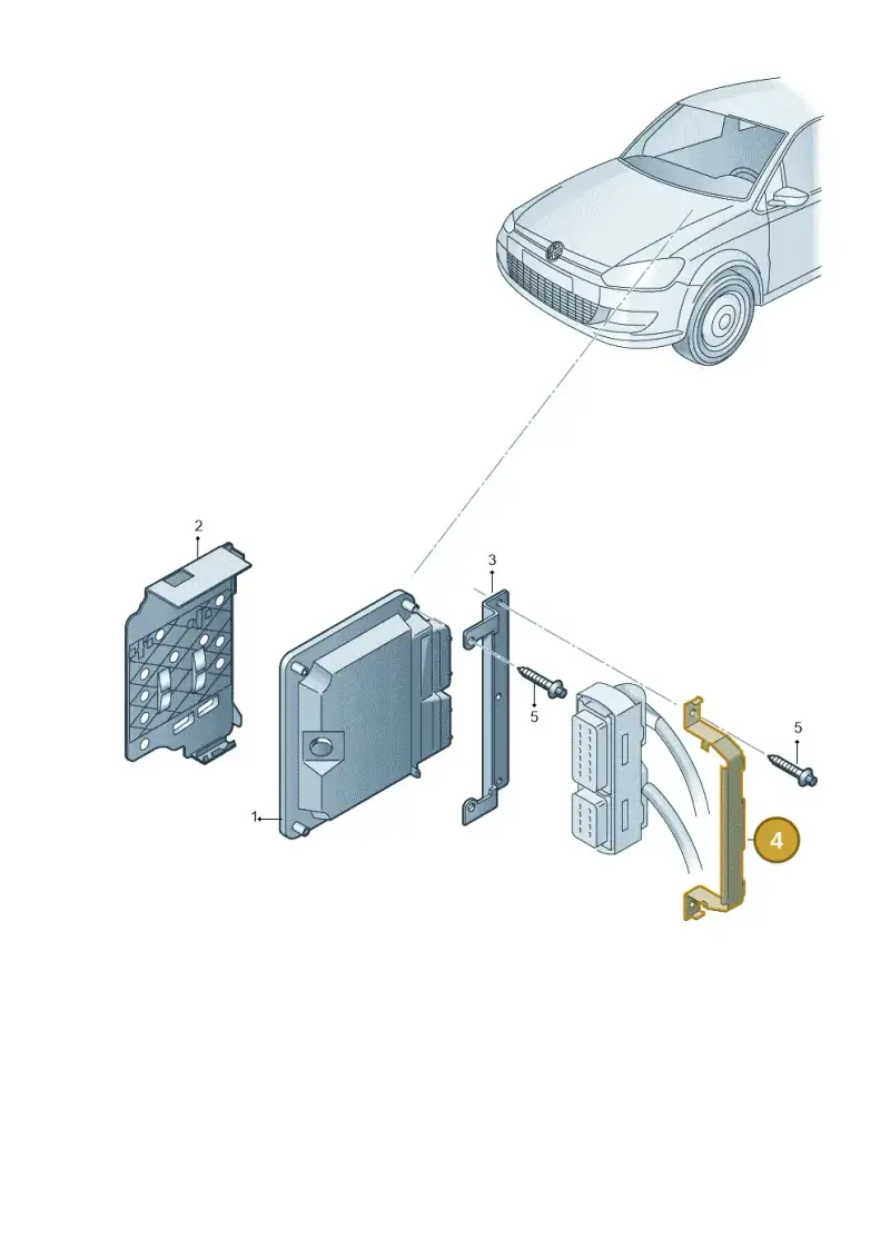 6Q0907500C — SEAT Ibiza Stylance (2015-) diagram 773906200, position 4