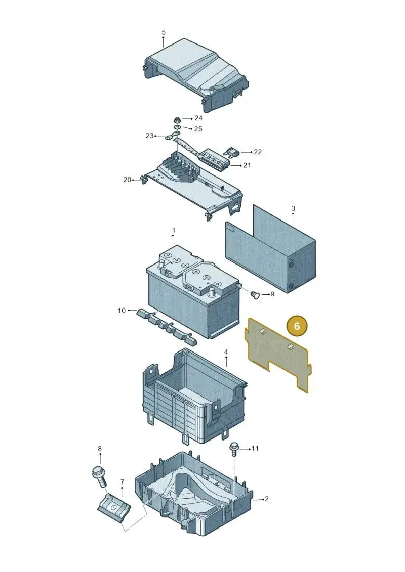 6Q0915753A — SEAT IBIZA                  06> (2005-) diagram 210915000, position 6
