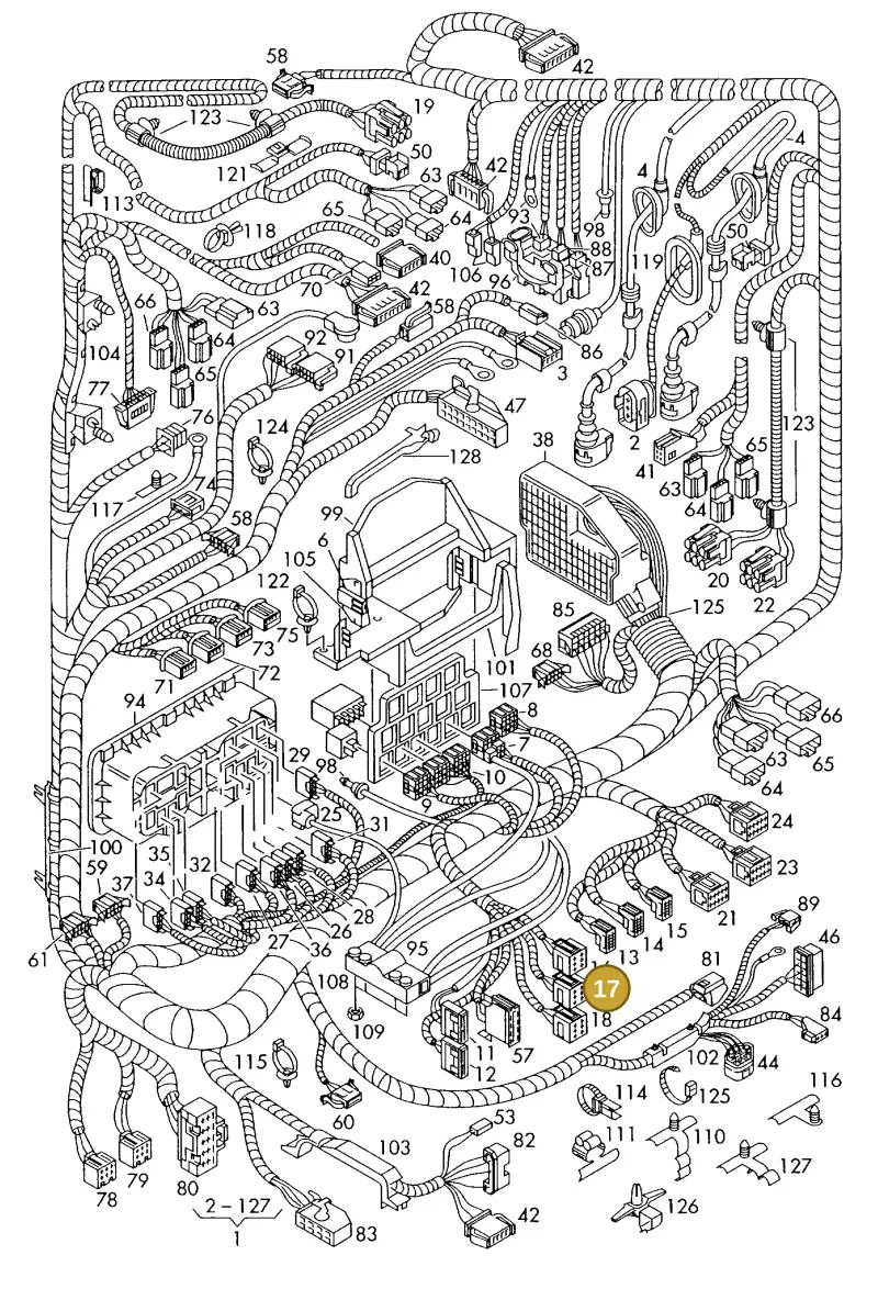 6Q0937711A — SEAT IBIZA                  06> (2005-) diagram 225971850, position 17