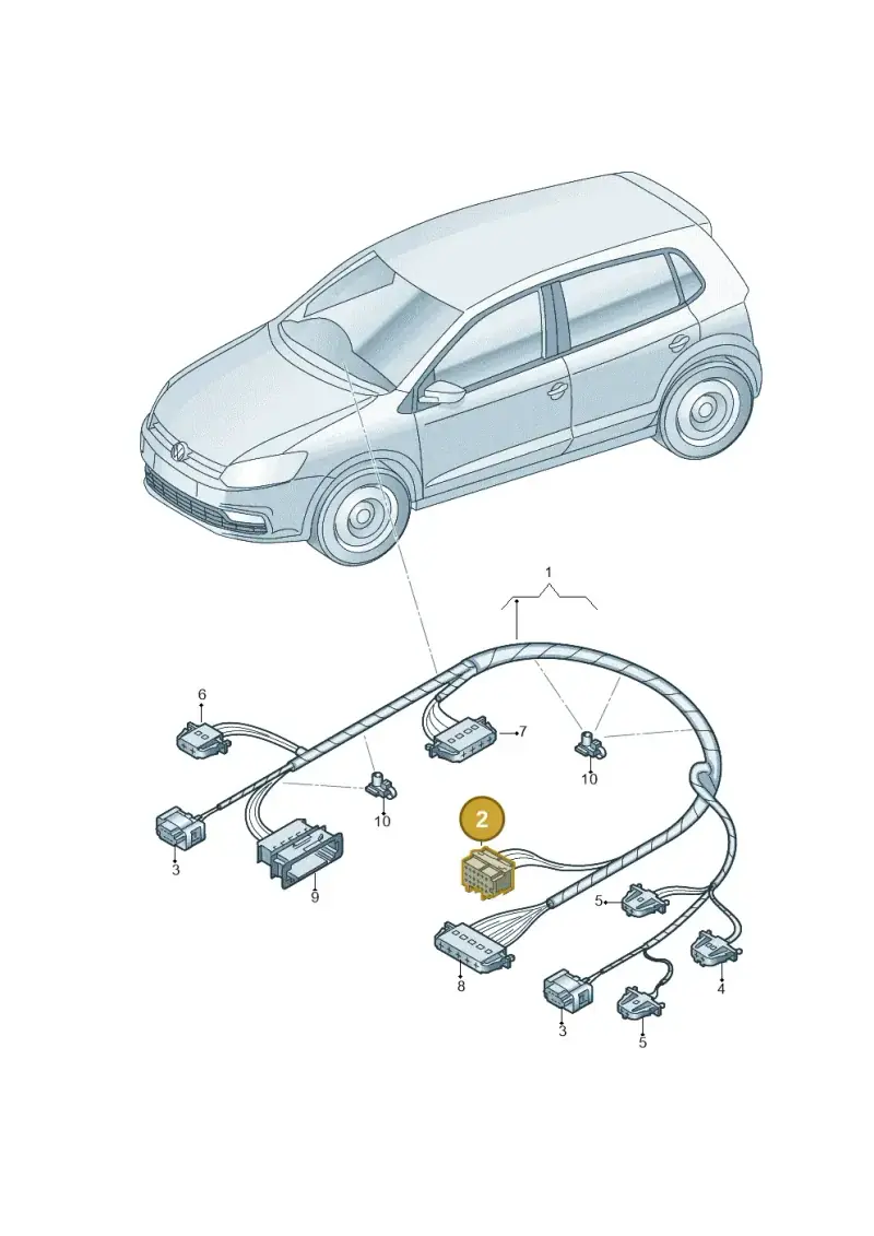 6Q0937714 — SEAT Ibiza Stylance (2015-) diagram 773972450, position 2