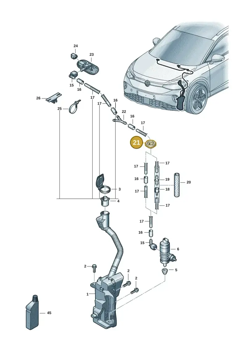 6Q0955998 — SEAT Tavascan Cupra (2023-) diagram 11a955010, position 21