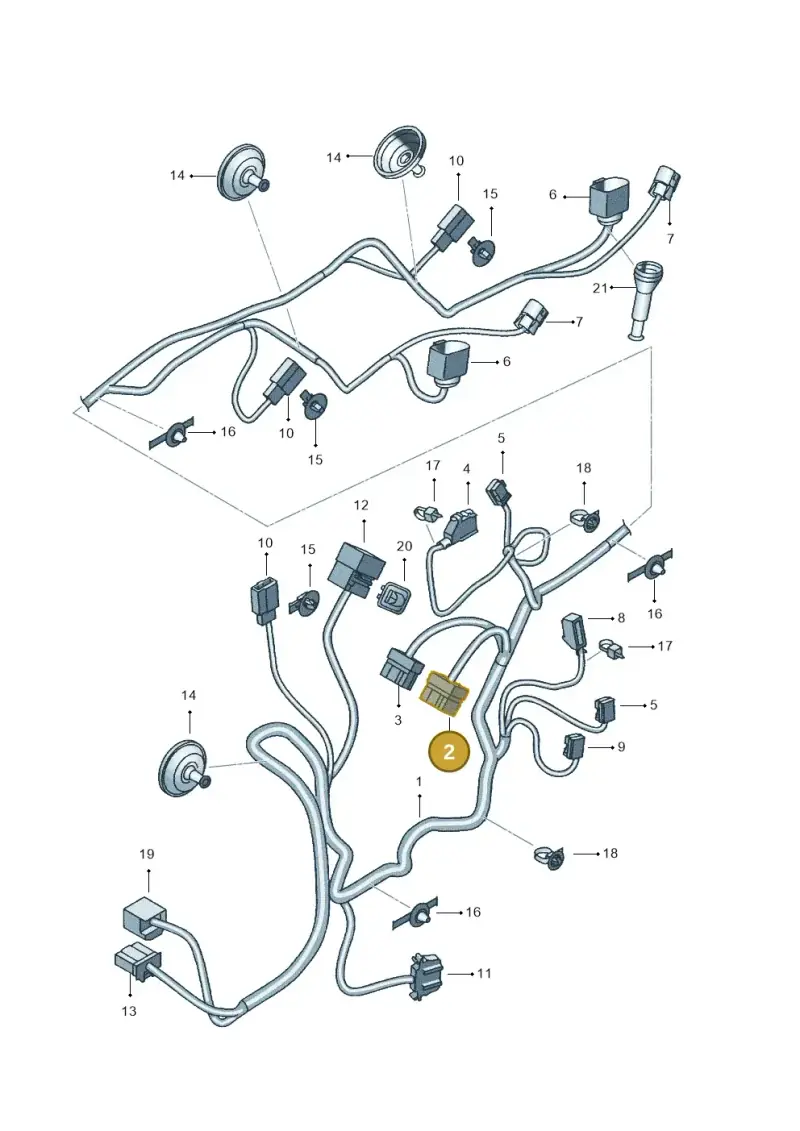 6Q0959383 — SEAT IBIZA                  06> (2005-) diagram 468972350, position 2