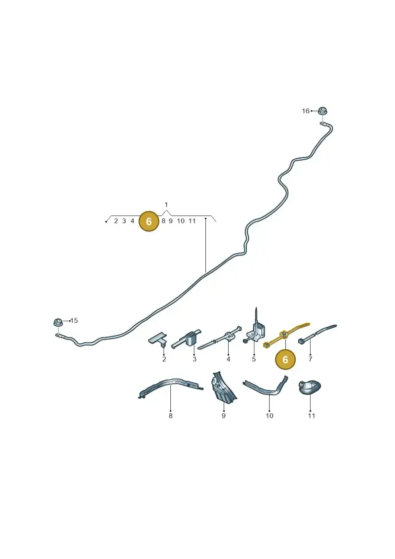 6Q0971838B — SEAT Formentor TSI CUPRA (2020-) diagram 596972035, position 6
