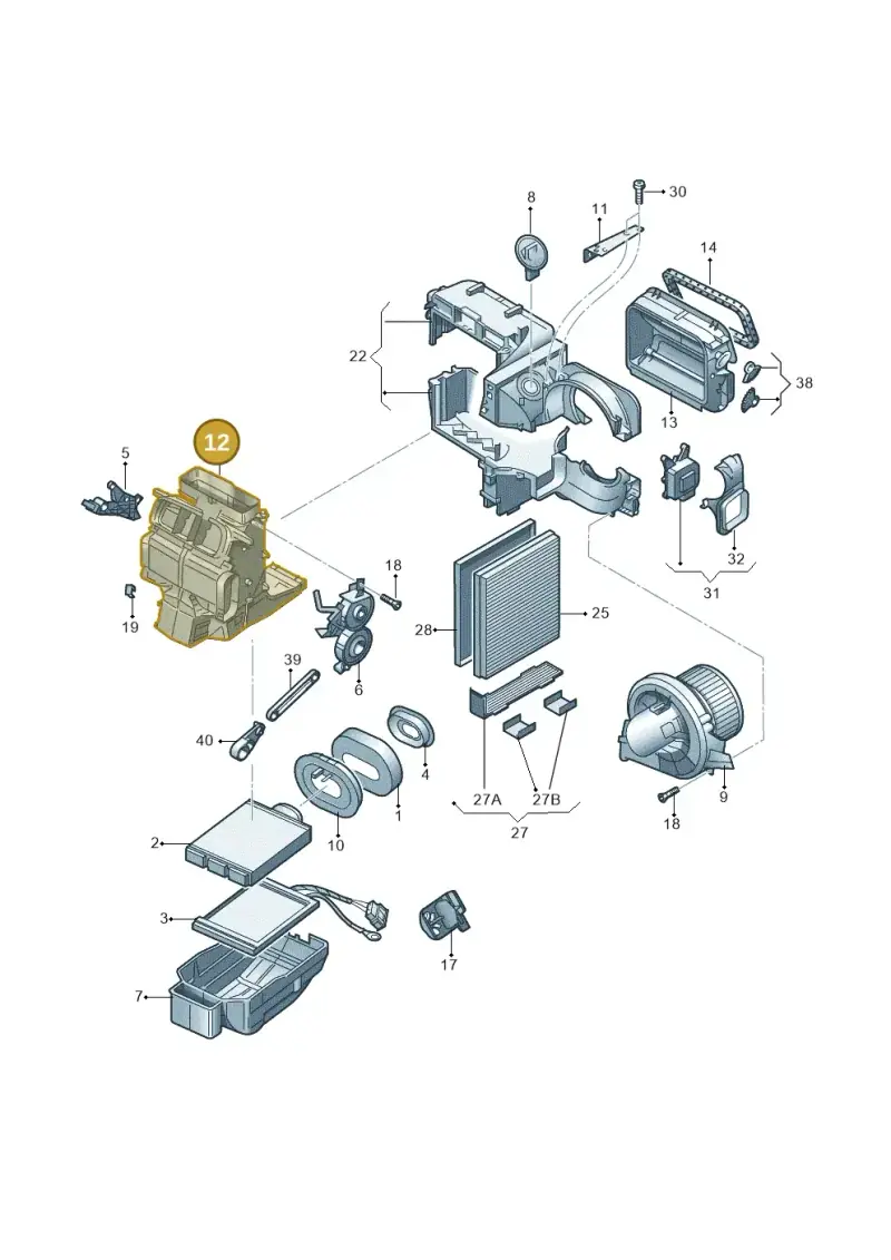 6Q1819351A — SEAT Toledo Reference (2015-2019) diagram 253819250, position 12