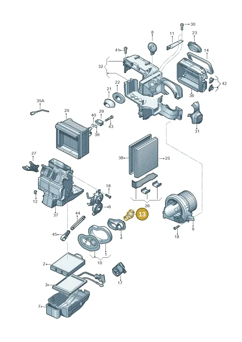6Q1820120 — SEAT Toledo Reference (2015-2019) diagram 672820110, position 13