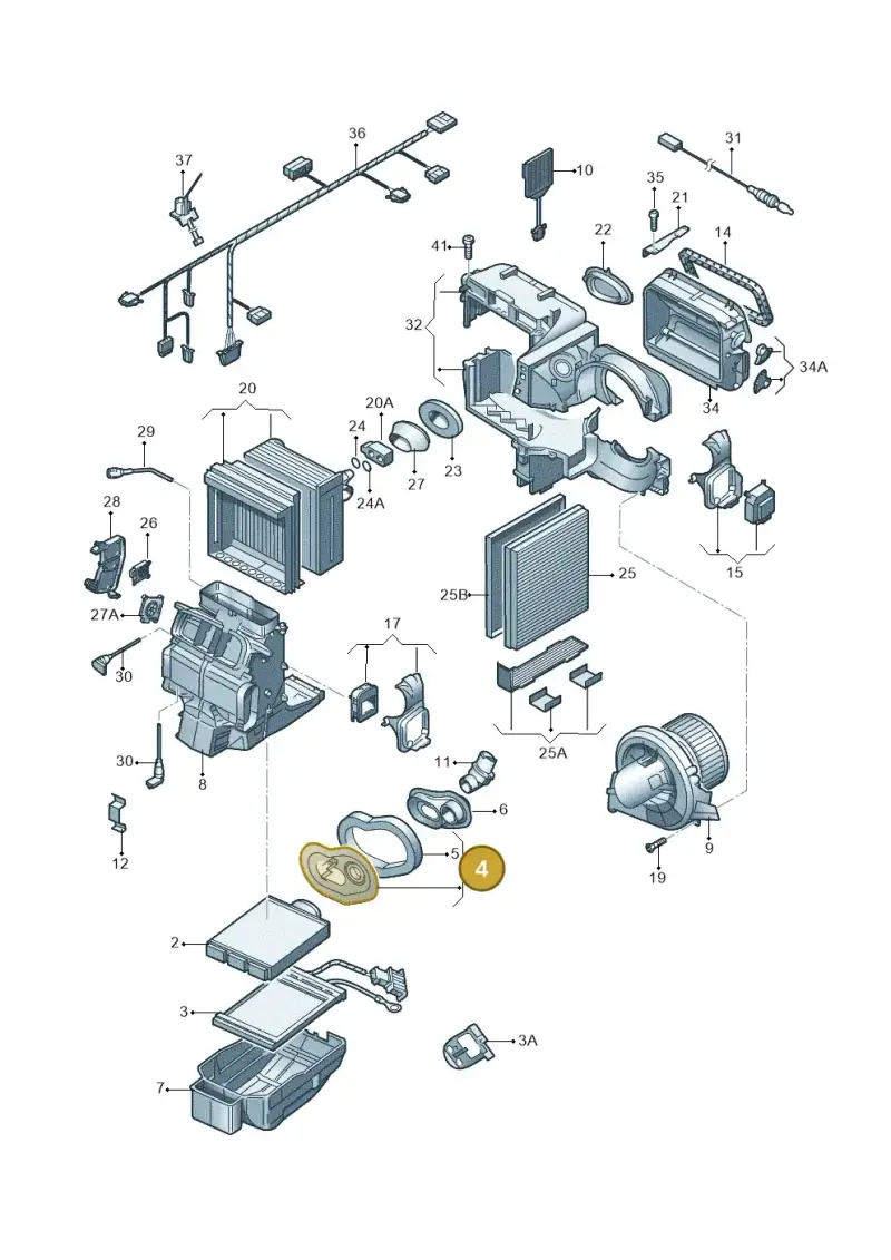 6Q2819750 — SEAT Toledo Reference (2015-2019) diagram 253820200, position 4