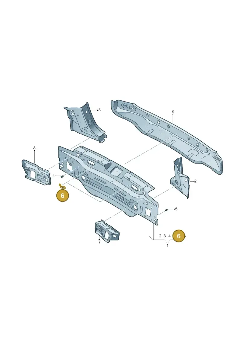 6Q6813269 — SEAT Ateca Style (2016-) diagram 893813000, position 6