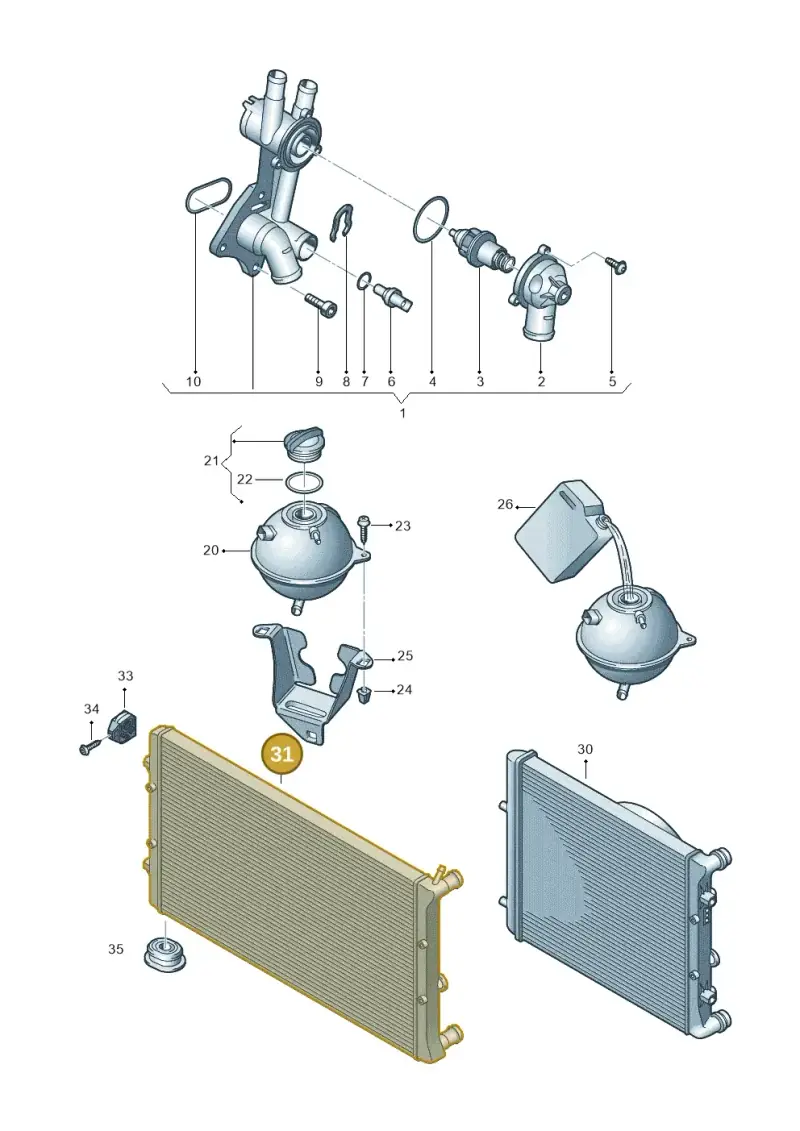 6R0121253 — SEAT Toledo Reference (2012-2015) diagram 672121800, position 31