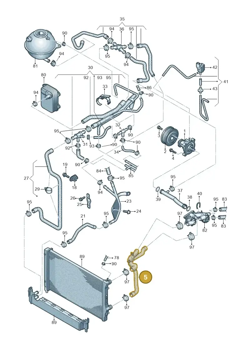 6R0122101DC — SEAT Ibiza Reference (2012-2012) diagram 672121160, position 5